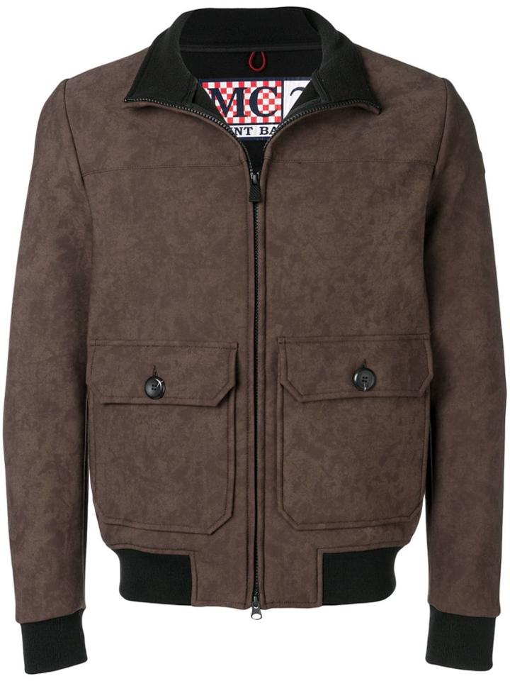 Mc2 Saint Barth Zipped-up Jacket - Brown