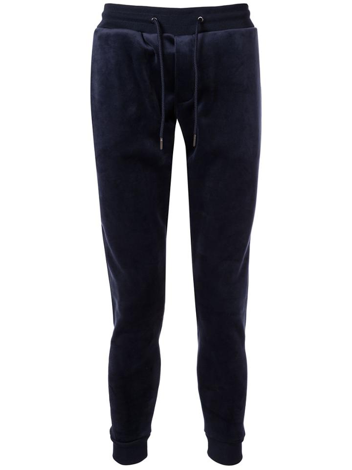 Loveless Velour Track Pants - Blue