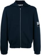 Mcq Alexander Mcqueen Zip Up Hoodie, Men's, Size: 50, Blue, Polyamide/polyester/spandex/elastane