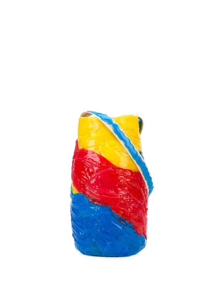 Rosie Assoulin Panelled Bucket Bag - Yellow