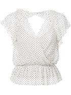 Marissa Webb Polka Dot Blouse - White