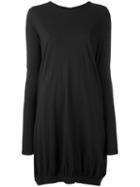 Poème Bohémien - Balloon Hem Dress - Women - Cotton - 42, Black, Cotton