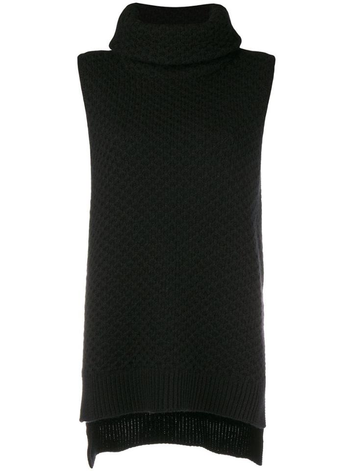 Zadig & Voltaire Grace Sleeveless Sweater - Black