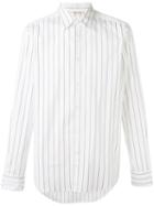 Marni Pinstriped Shirt, Men's, Size: 48, White, Cotton