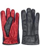 Etro Two Tone Biker Gloves - Black
