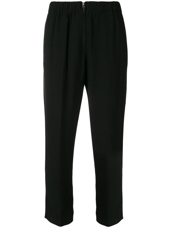 Forte Forte Soft Straight Trousers - Black