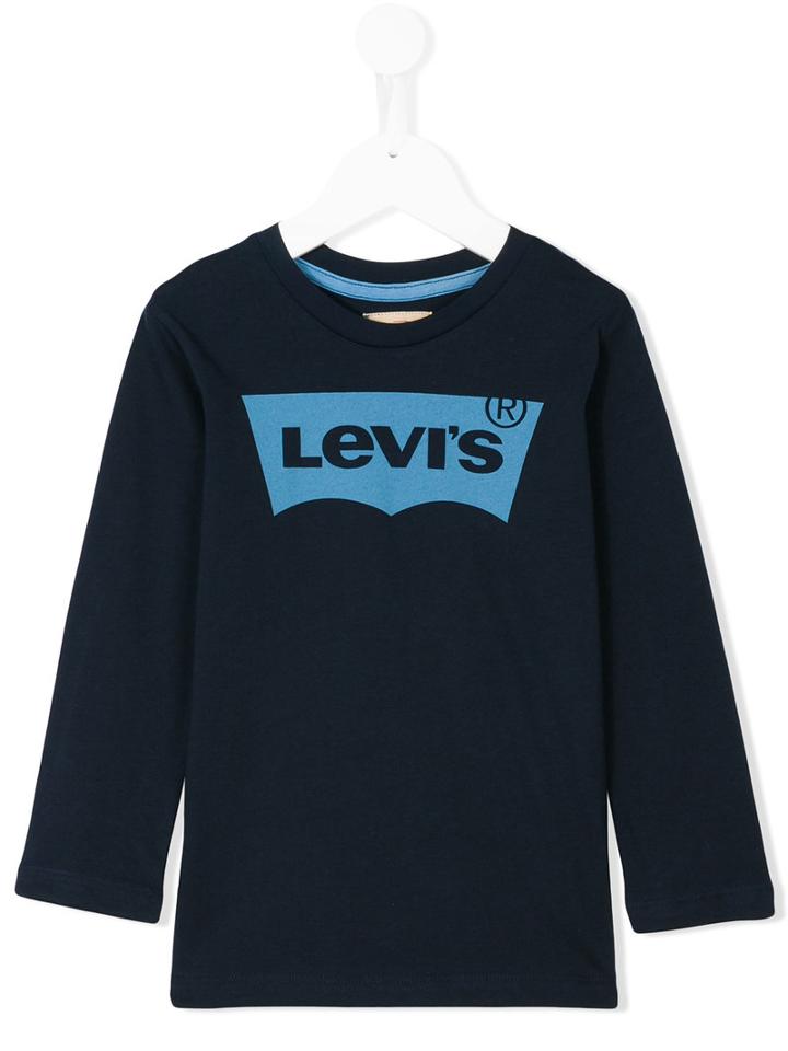 Levi's Kids - Logo Print Top - Kids - Cotton - 5 Yrs, Blue