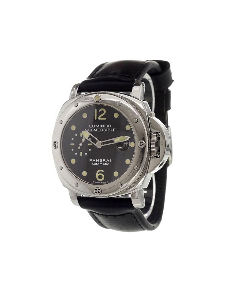 Panerai 'submersible' Analog Watch, Men's, Stainless Steel