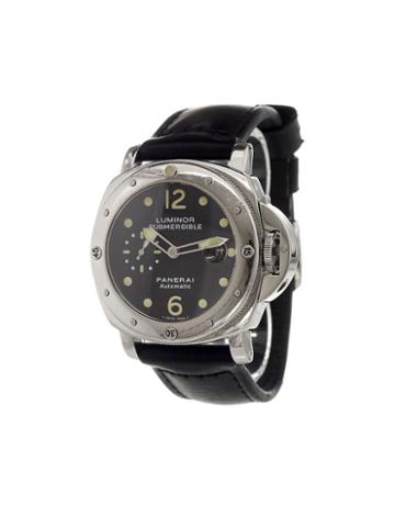 Panerai 'submersible' Analog Watch, Men's, Stainless Steel