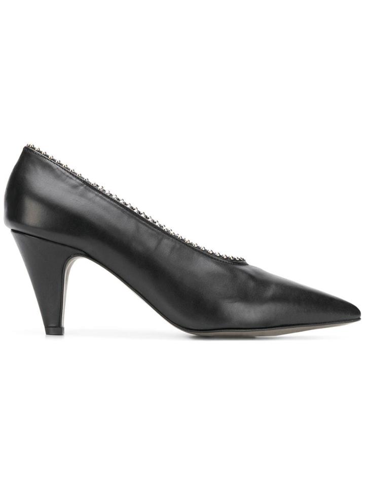 Rebecca Minkoff Ball Trim Pointed Pumps - Black