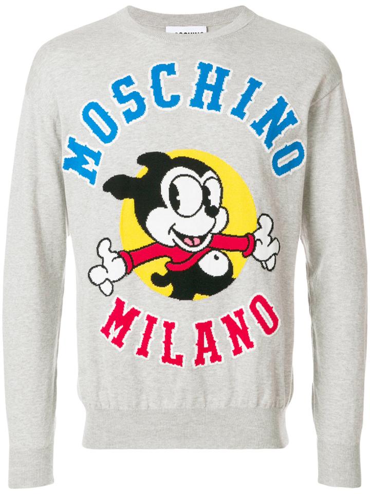 Moschino Vintage Mickey Sweater - Grey