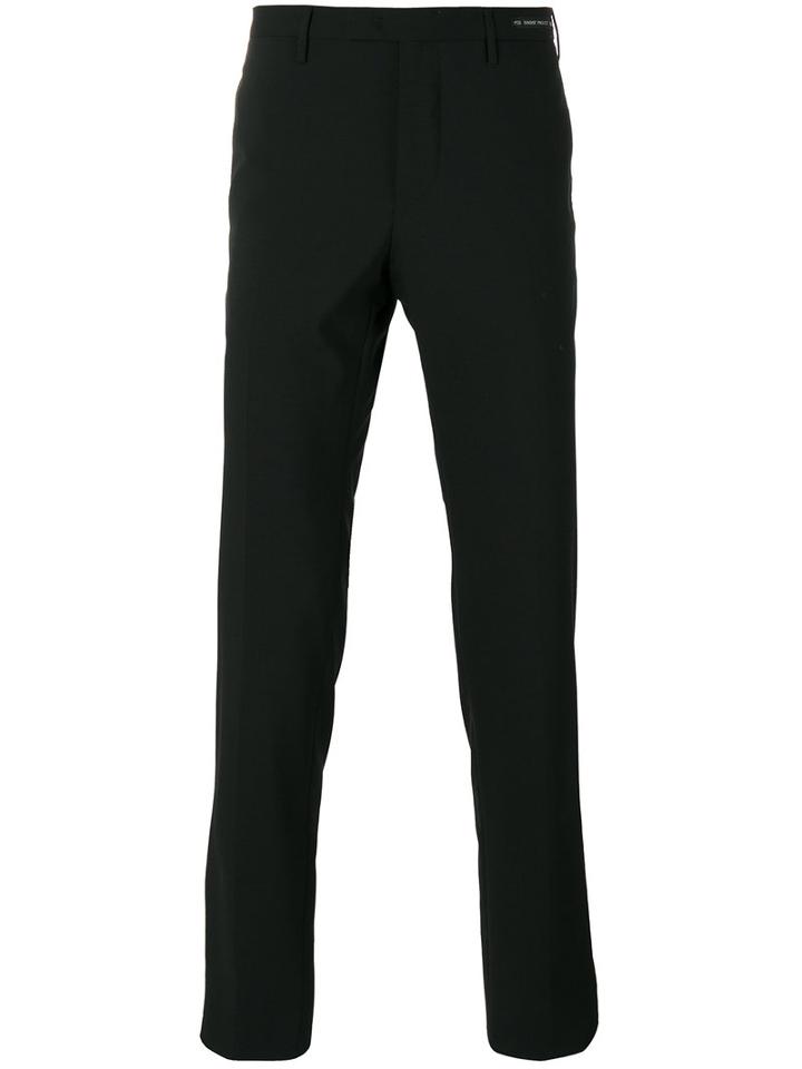 Pt01 - Tailored Trousers - Men - Elastodiene/virgin Wool - 48, Black, Elastodiene/virgin Wool
