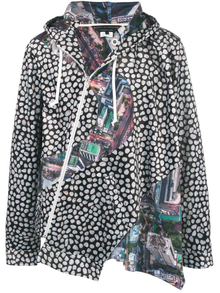 Comme Des Garçons Homme Plus Asymmetric Off-centre Zipped Jacket -