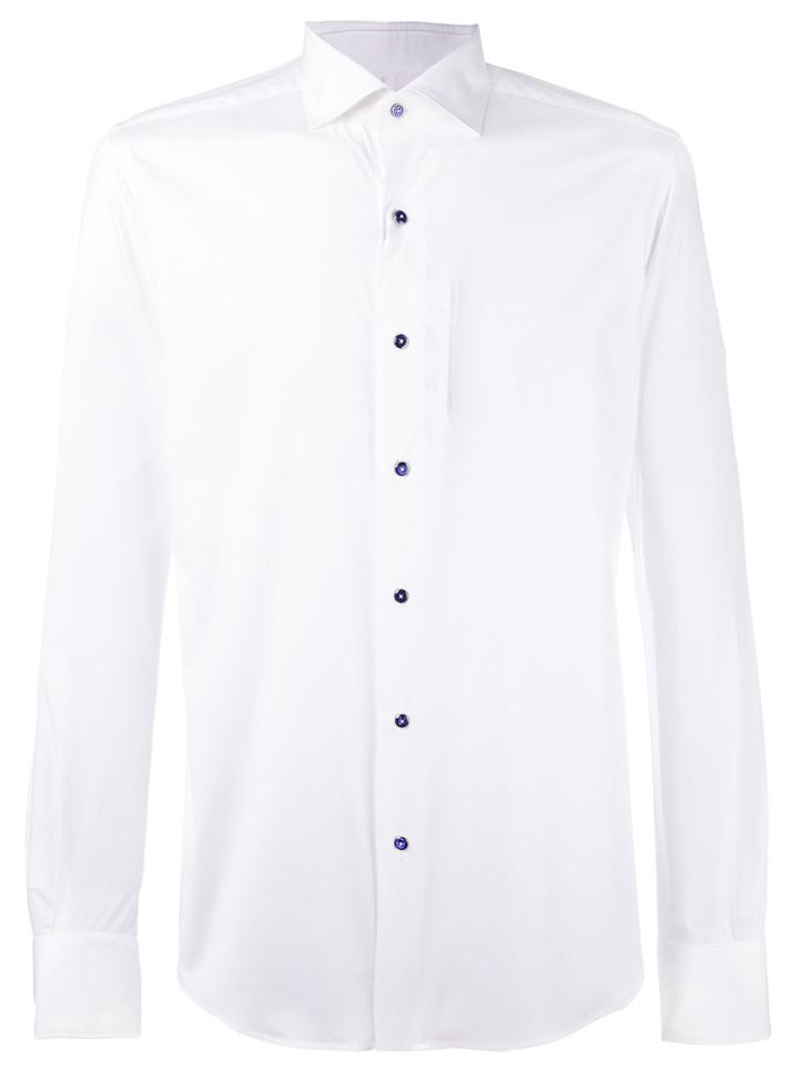 Xacus - Classic Shirt - Men - Cotton/spandex/elastane - 42, White, Cotton/spandex/elastane