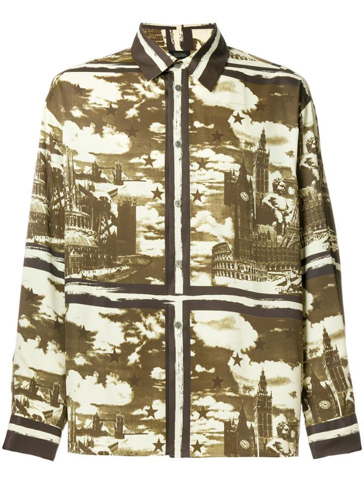 Jean Paul Gaultier Vintage London Print Shirt - Green