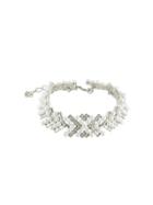 Oscar De La Renta Embellished Pearl Necklace - Metallic