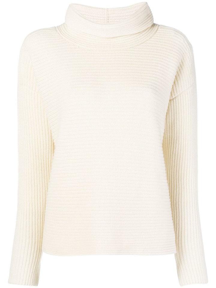 Fabiana Filippi Ribbed Turtleneck Sweater - Neutrals
