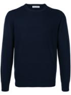 Gieves & Hawkes - Long Sleeve Sweatshirt - Men - Wool - M, Blue, Wool
