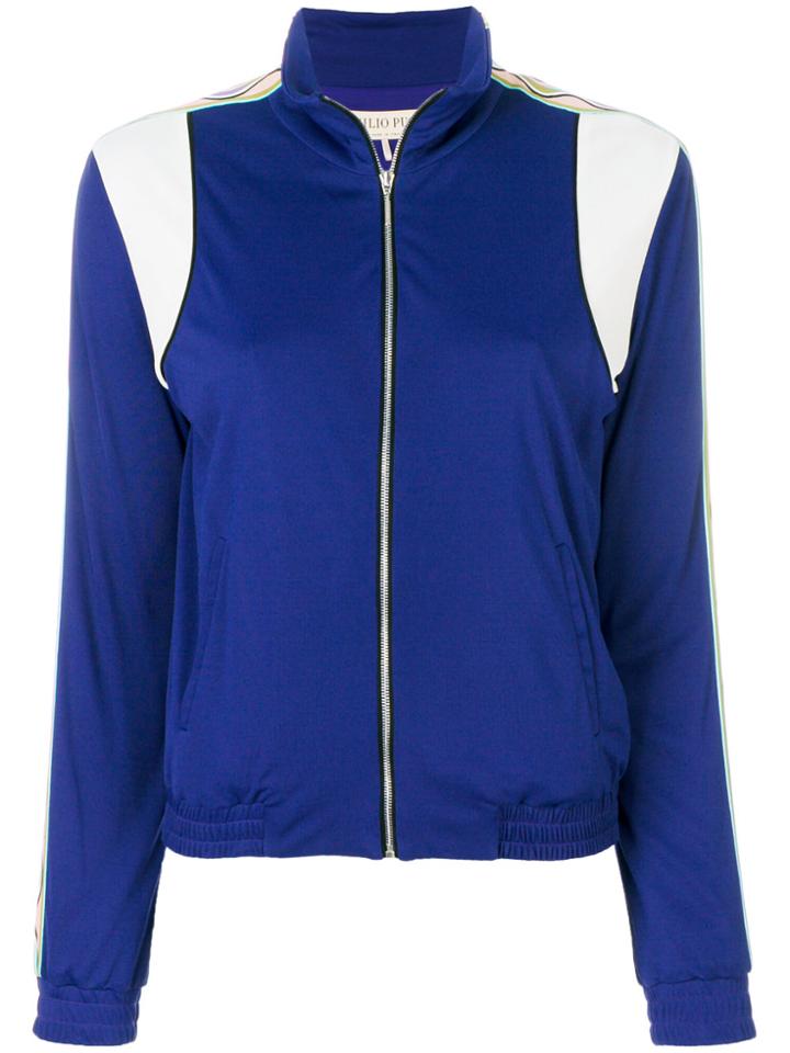 Emilio Pucci Athletic Jacket - Blue