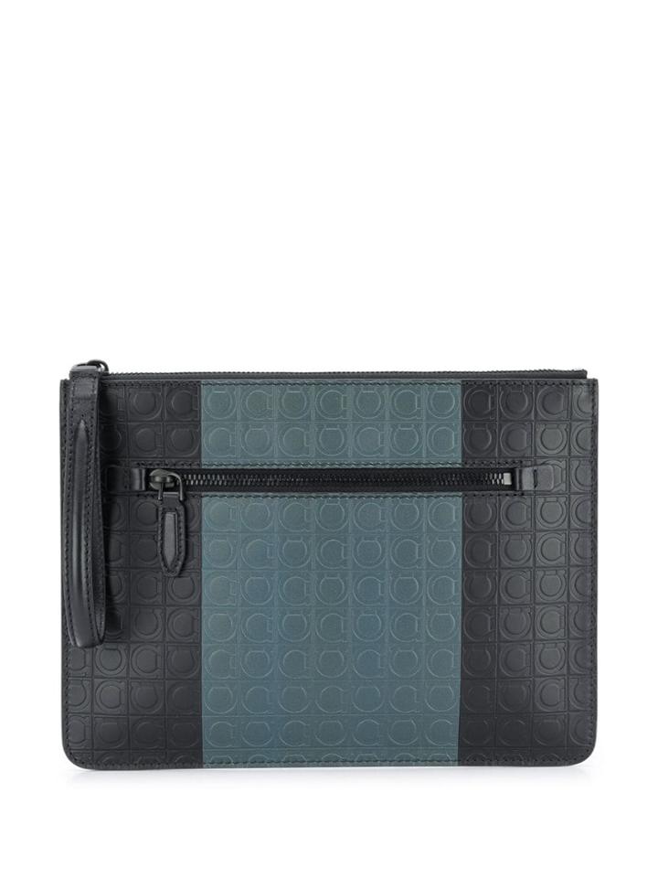 Salvatore Ferragamo Gancini Document Holder - Black