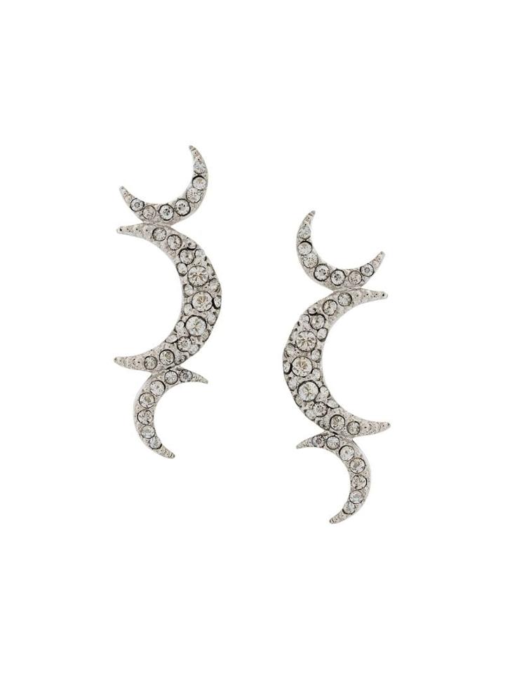 Isabel Marant Full Moon Earrings - Silver
