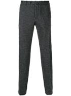 Incotex Micro Pattern Tailored Trousers - Grey