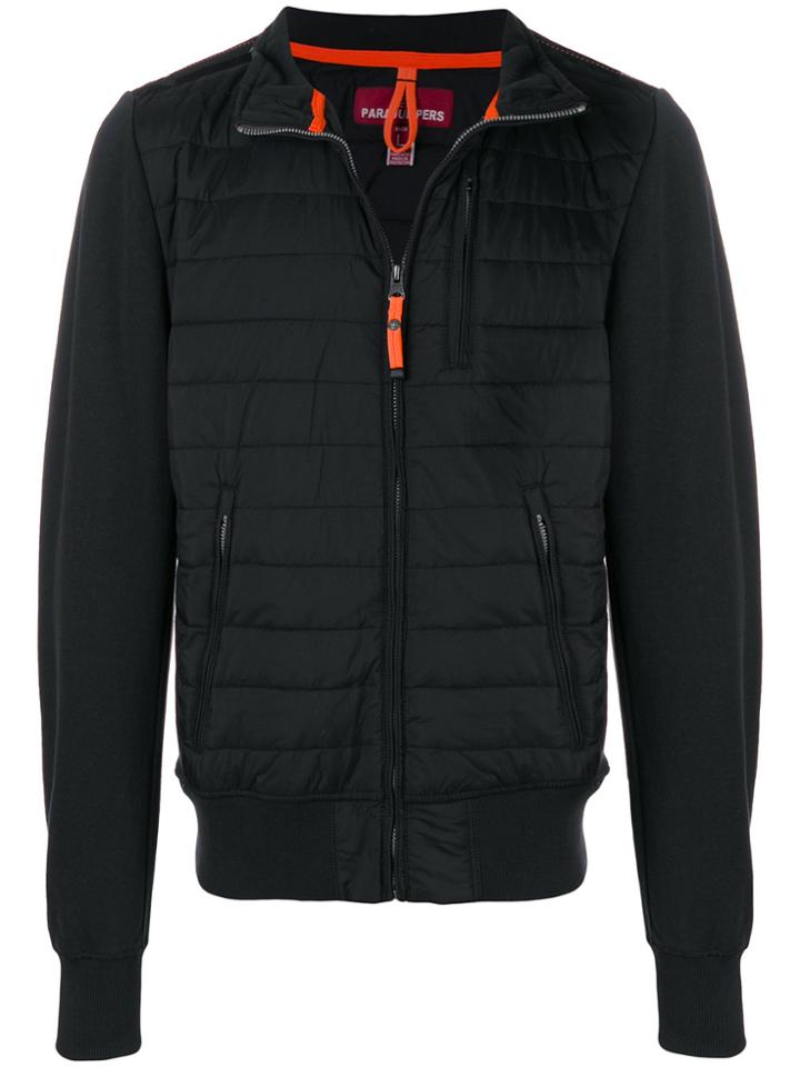 Parajumpers Zipped Bomber Jacket - Black