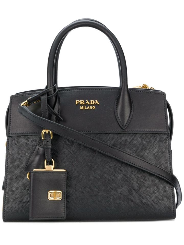 Prada Esplanade Medium Tote Bag - Black