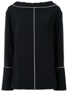 Irene Stitch Detail Reversed Shirt