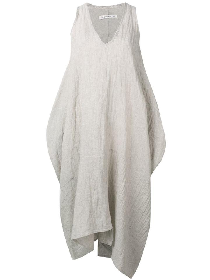 Stefano Mortari Asymmetric Dress - Neutrals