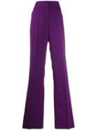 Rochas High-rise Trousers - Purple