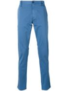Armani Jeans - Slim-fit Chinos - Men - Cotton/spandex/elastane - 50, Blue, Cotton/spandex/elastane
