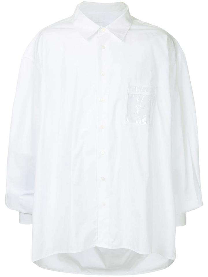 Hed Mayner Hooded Loose Shirt - White