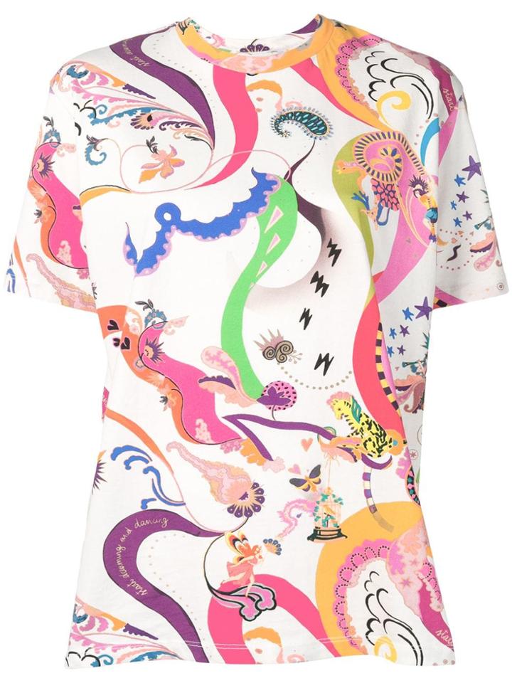 Etro Multi-print T-shirt - White