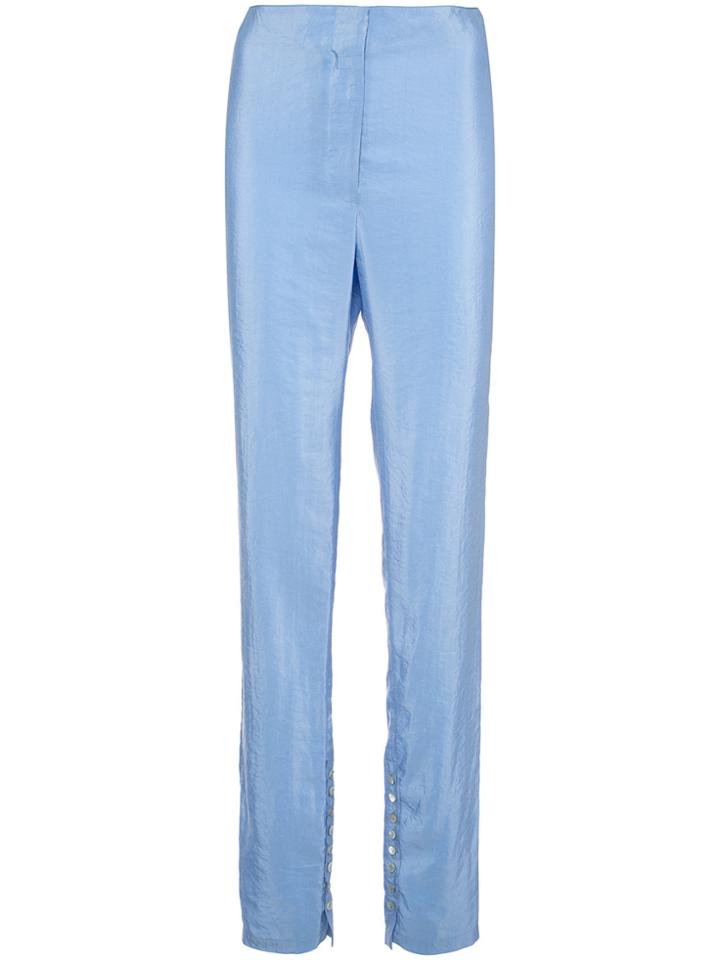 Lemaire Straight Leg Trousers - Blue