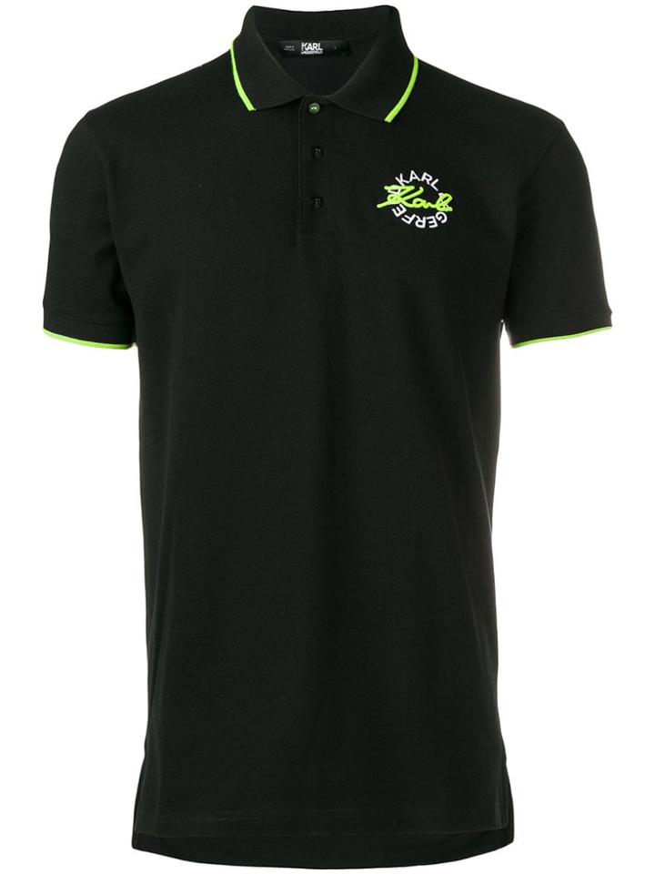 Karl Lagerfeld Classic Polo Shirt - Black
