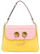 J.w.anderson 'pierce' Bag, Women's, Pink/purple, Leather/suede/metal