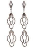 Loree Rodkin Drop Diamond Earrings, Women's, Metallic
