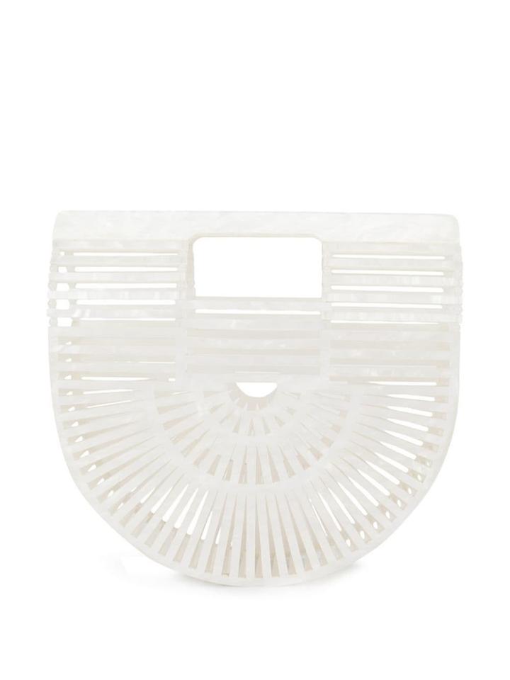 Cult Gaia Ark Clutch - White
