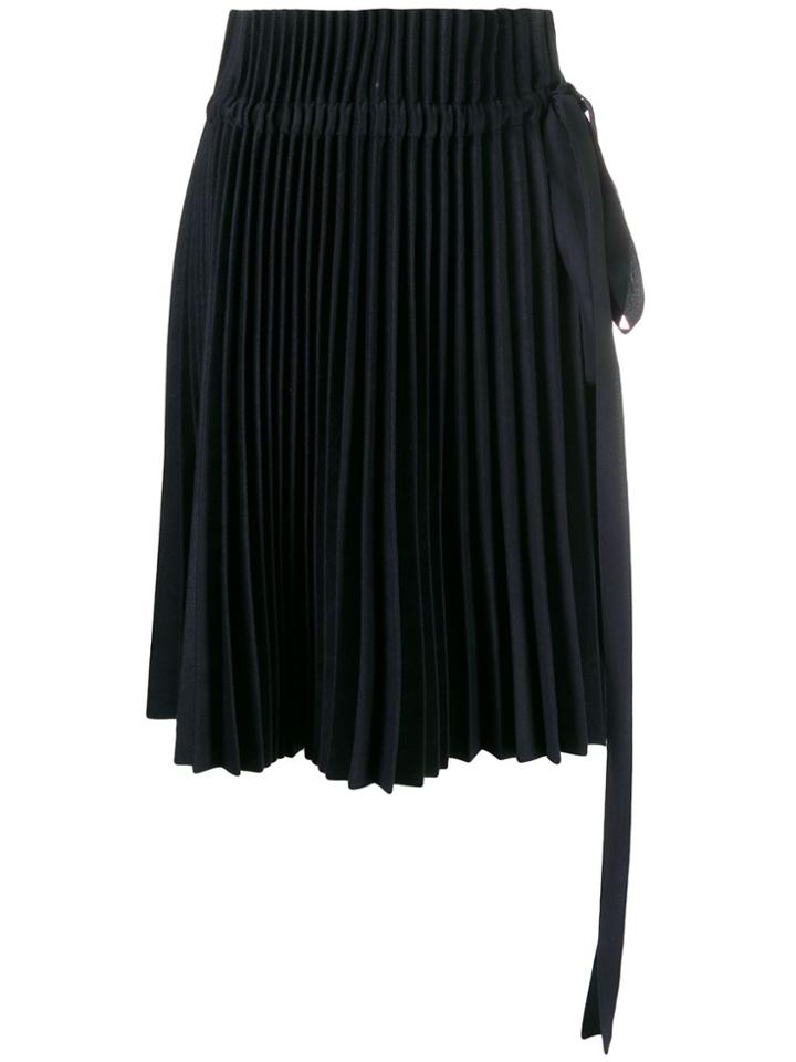 Dice Kayek Navy Wool Skirt - Blue