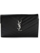 Saint Laurent 'monogram' Shoulder Bag, Black, Calf Leather