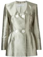 Christian Dior Vintage Double Breasted Jacket - Metallic