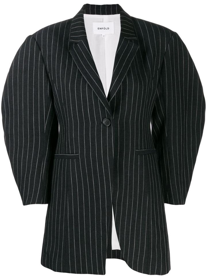 Enföld Pinstripe 3d Arm Jacket - Blue