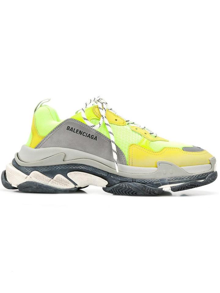 Balenciaga Triple S Sneakers - Yellow