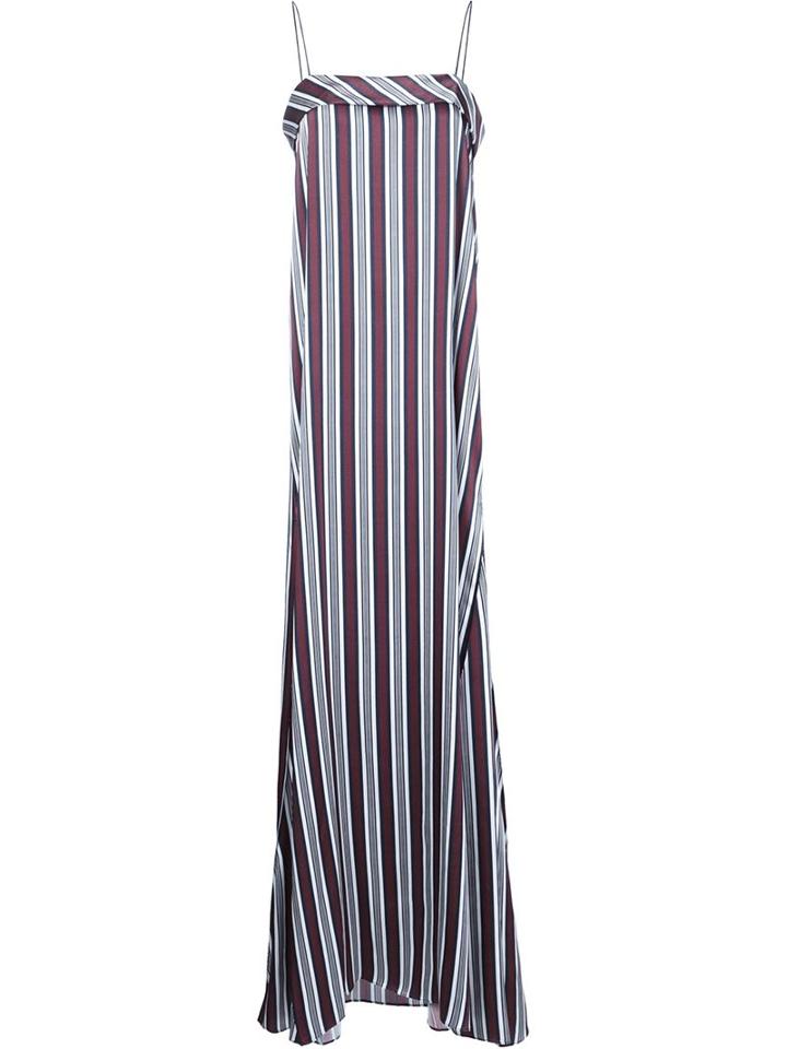 Hellessy Long Spaghetti Strap Dress