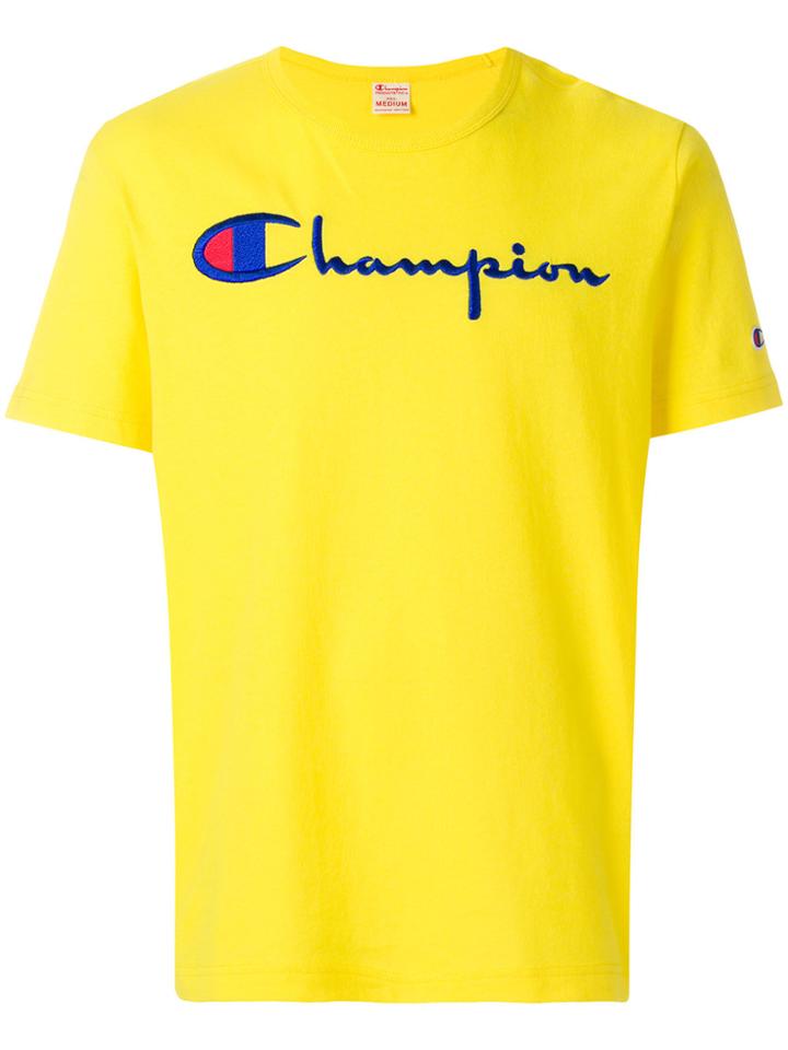 Champion Logoed T-shirt - Yellow & Orange