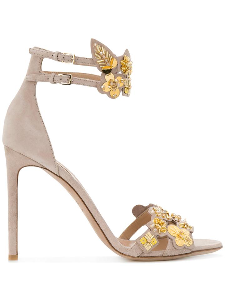 Valentino Valentino Garavani Pop Flowers Sandals - Nude & Neutrals