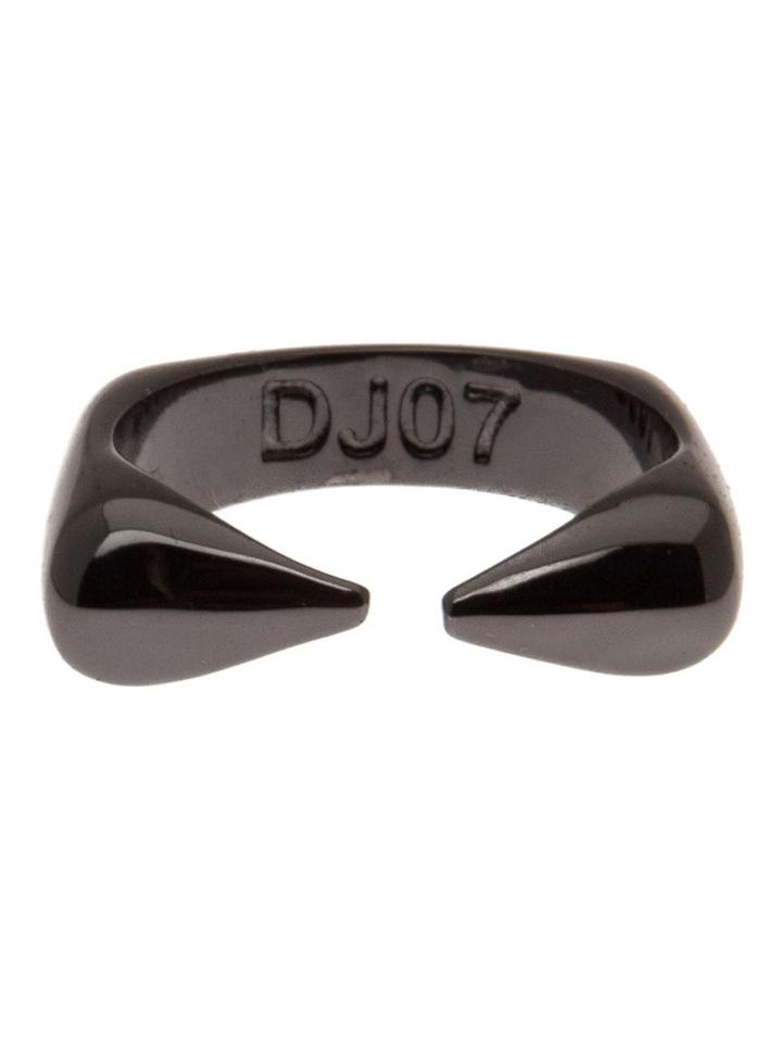 Dominic Jones Cerina Ring, Women's, Black, Rhodium