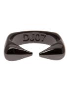 Dominic Jones Cerina Ring, Women's, Black, Rhodium