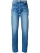 Saint Laurent Tapered Slim Fit Jeans - Blue